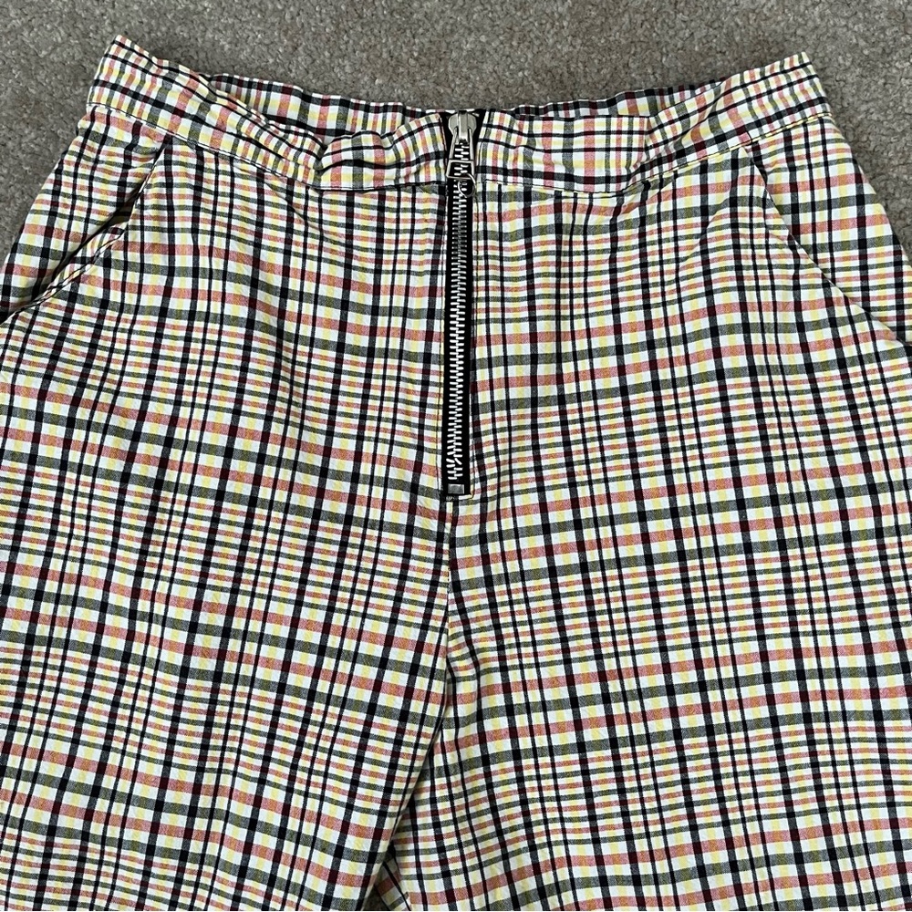 The Ragged Priest Plaid Pant Zipper Fly High waisted size large